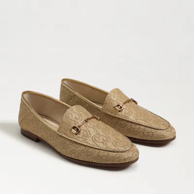 Sam Edelman Loraine Bit Loafer Natural Multi Raffia In Brown