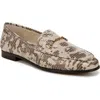 Sam Edelman Loraine Bit Loafer Roccia Grey Leather In Roccia