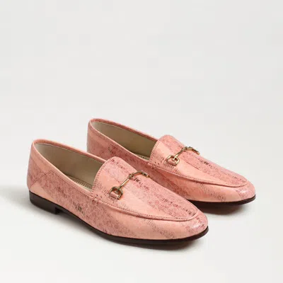 Sam Edelman Loraine Bit Loafer Rosette Multi Leather In Pink