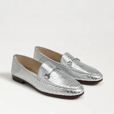 Sam Edelman Loraine Bit Loafer Soft Silver Croco