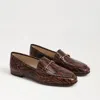 Sam Edelman Loraine Bit Loafer Stable Brown Python Leather