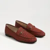 Sam Edelman Loraine Bit Loafer Warm Sienna Faux Raffia In Brown