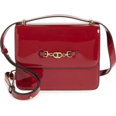 Sam Edelman Loraine Faux Leather Convertible Shoulder Bag In Lipstick Red