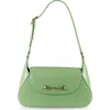 Sam Edelman Loraine Flap Leather Shoulder Bag In Green