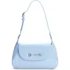 Sam Edelman Loraine Flap Leather Shoulder Bag In Robins Egg