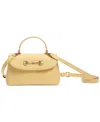 Sam Edelman Loraine Lizard Embossed Top Handle Bag In Yellow