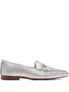 Sam Edelman Loraine Sequin-embellishment Loafers In White