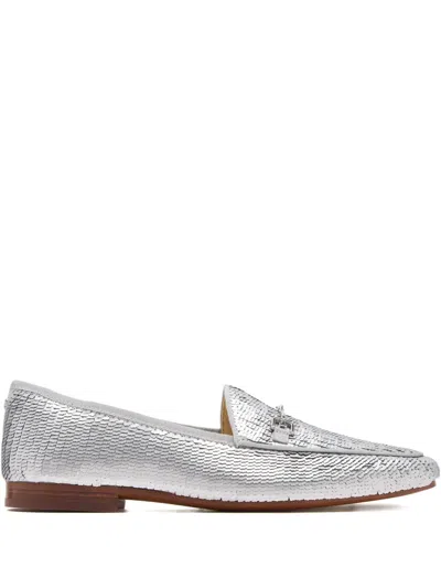 Sam Edelman Loraine Sequin-embellishment Loafers In White