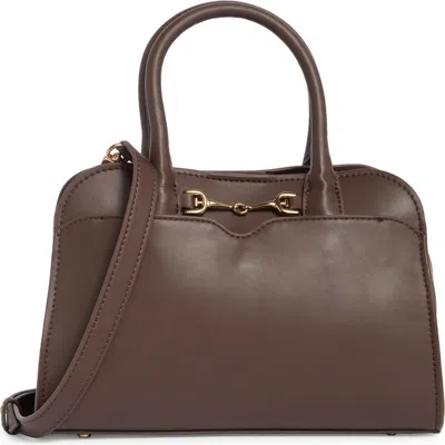 Sam Edelman Loraine Small Bowler Satchel Bag In Brown