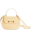Sam Edelman Loraine Small Leather Top Handle Crossbody In Yellow