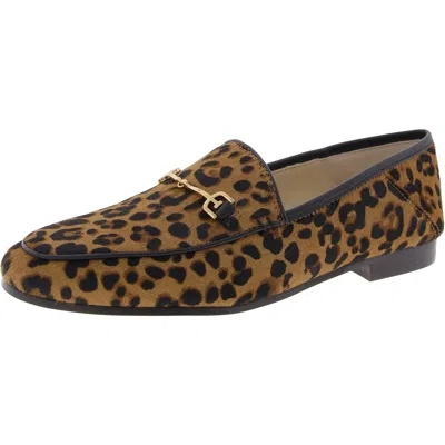 Sam Edelman Loraine Womens Animal Print Calf Hair Loafers