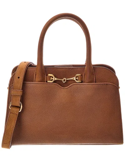Sam Edelman Loriane Small Leather Satchel In Brown