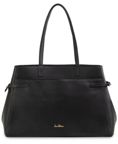 Sam Edelman Lorraine Large Shoulder Tote Bag In Black