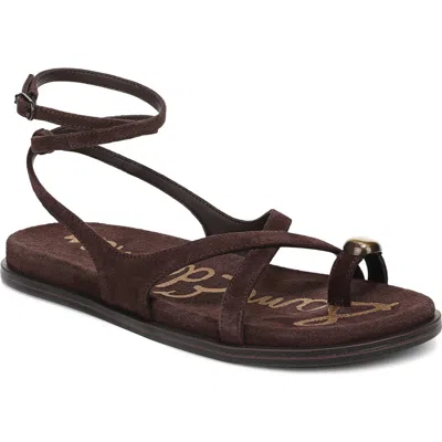 Sam Edelman Lottie Ankle Strap Sandal In Brown