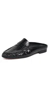 Sam Edelman Louella Mules Black In Black