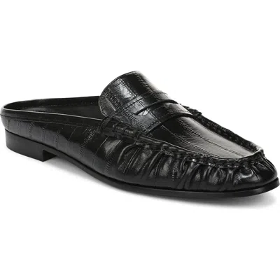 Sam Edelman Louella Penny Loafer Mule In Black