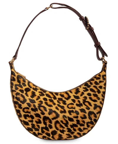 Sam Edelman Lucy Buckle Medium Shoulder Handbag In Animal Print