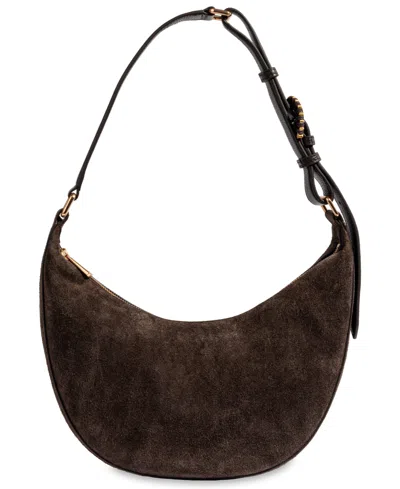 Sam Edelman Lucy Buckle Shoulder Handbag In Brown