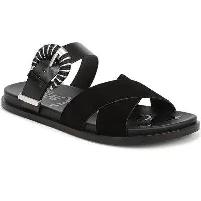 Sam Edelman Lucy Buckle Strap Sandal In Black