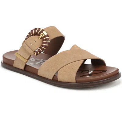 Sam Edelman Lucy Buckle Strap Sandal In Brown