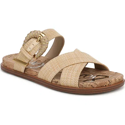 Sam Edelman Lucy Buckle Strap Sandal In Brown