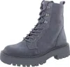 Sam Edelman Lue H8472l3-020 Boots Women's River Rock Leather Ankle Jobb517 In Gray