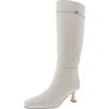 Sam Edelman Lyla Knee High Wide Calf Boot Modern Ivory Leather In Multi