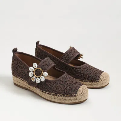 Sam Edelman Maddy Orchid Mary Jane Mocha Brown