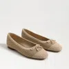 Sam Edelman Madison Crochet Ballet Flat Summer Sand Crochet In Multi
