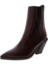 Sam Edelman Mandey Womens Block Heel Stacked Heel Ankle Boots In Multi