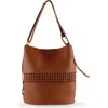 Sam Edelman Marcie Leather Bucket Bag In Brown