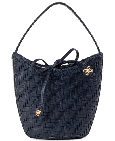 Sam Edelman Marcie Tie Closure Small Crossbody Handbag In Ink Blue
