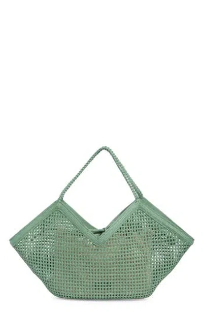 Sam Edelman Marcie Woven Tote In Orange