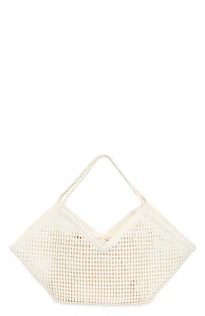 Sam Edelman Marcie Woven Tote In Red