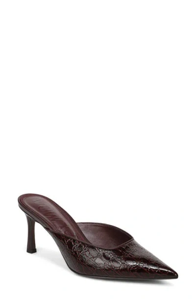 Sam Edelman Margeaux Mule In Burgundy
