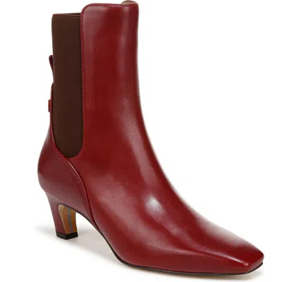 Sam Edelman Margo Bootie In Cabernet Red