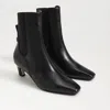 Sam Edelman Margo Kitten Heel Bootie Black Gloss In Black