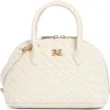 Sam Edelman Margo Mini Woven Satchel Bag In White