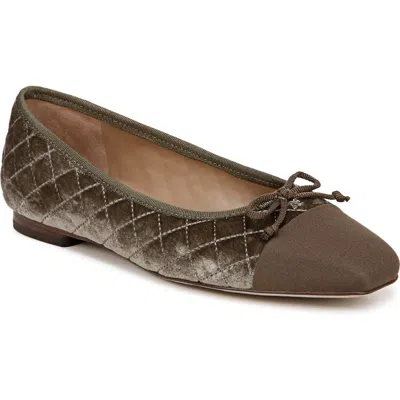 Sam Edelman Marilyn Cap Toe Ballet Flat In Grey