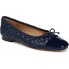 Sam Edelman Marilyn Cap Toe Ballet Flat In Blue