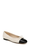 Sam Edelman Marilyn Cap Toe Ballet Flat In Neutral