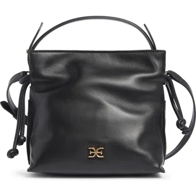 Sam Edelman Marilyn Medium Drawstring Shoulder Bag In Black