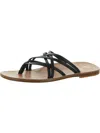 Sam Edelman Marinea Womens Leather Slide On Thong Sandals In Black