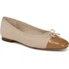 Sam Edelman Marley Ballet Flat In Beige