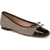 Sam Edelman Women's Marley Cap-toe Ballet Flats In Brown Multi