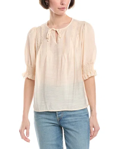 SAM EDELMAN MARLIE PINTUCK BLOUSE