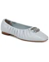 Sam Edelman Marlowe Ballet Flat Cape Blue Leather In Blue