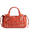 Sam Edelman Marlowe Medium Basket Bag In Red