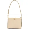 Sam Edelman Marsella Suede & Leather Shoulder Bag In Ivory