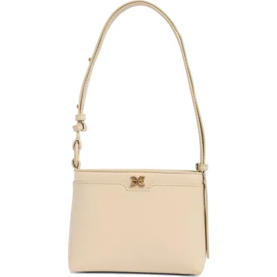 Sam Edelman Marsella Suede & Leather Shoulder Bag In Ivory